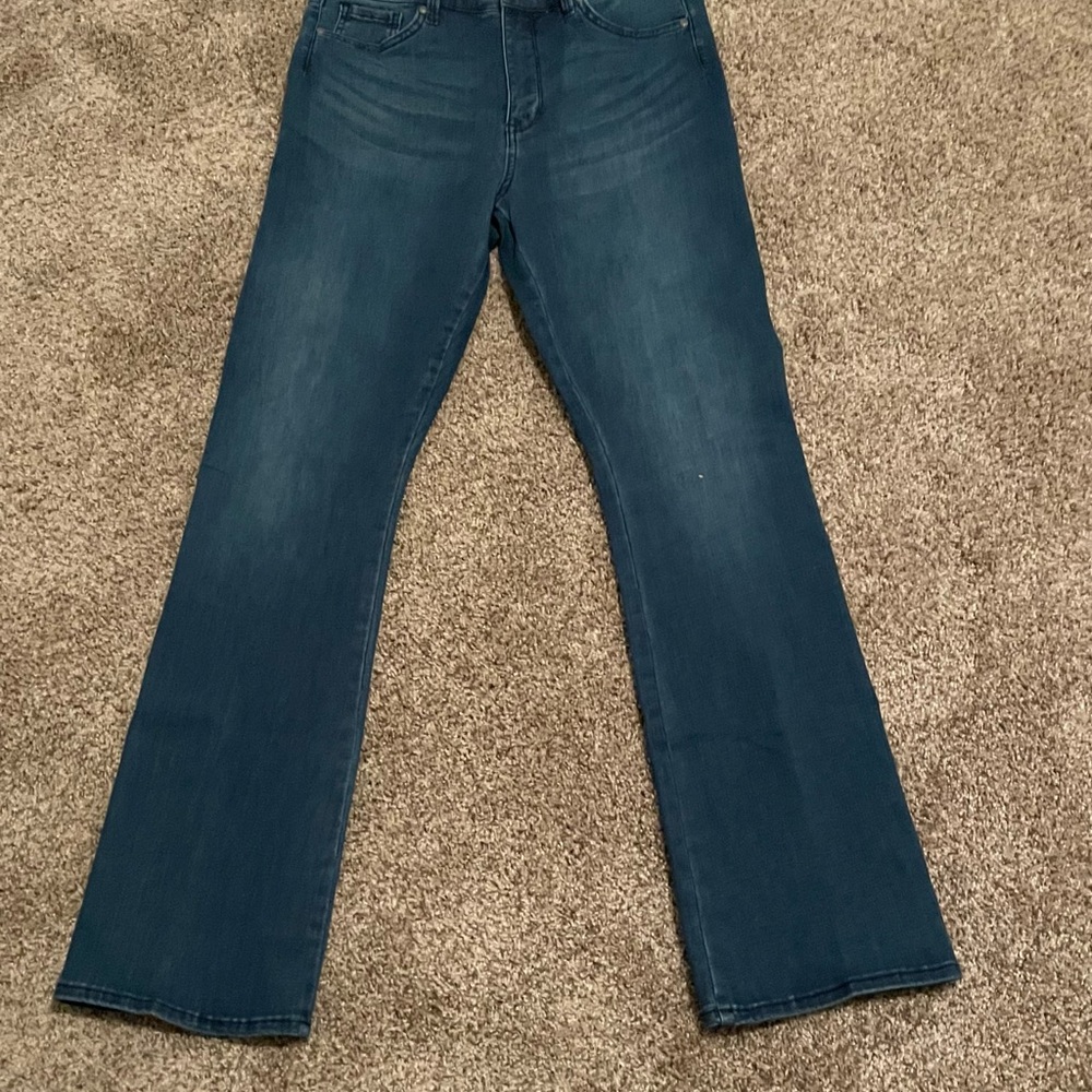 NYDJ Blue Bootcut Jeans Medium-Dark Wash